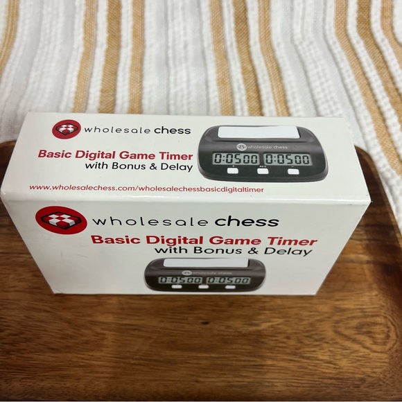 Wholesale Chess Basic Digital Chess Clock & Game Timer with Bonus and Delay - Picture 15 of 15